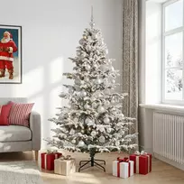 Dirbtinė kalėdinė eglutė su rutuliuku 210 cm 300 LED