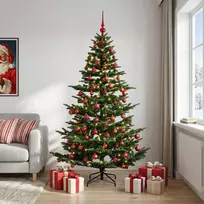 Dirbtinė kalėdinė eglutė su rutuliuku 180 cm 300 LED