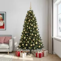 Dirbtinė Kalėdų eglutė su burbulais 210 cm 300 LED Šilta balta