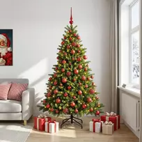 Dirbtinė kalėdinė eglutė su rutuliuku 240 cm 300 LED