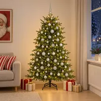 Dirbtinė kalėdinė eglutė su rutuliuku 180 cm 300 LED