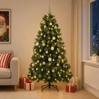 Dirbtinė kalėdinė eglutė su žaisliuku 240 cm 300 LED