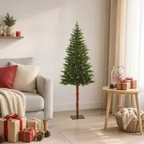 Dirbtinė Sulankstoma Kalėdų Eglutė 150 cm PVC ir metalas Žalia