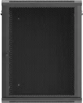 Spinta Lanberg montavimo RACK pakabinama 19'' 15U 600X450 juoda perforuotomis durimis (Flat Pack) (WF01-6415-23B)