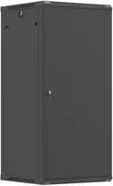 Spinta Lanberg montuojama RACK pakabinama 19'' 27U 600X600 juoda metalinėmis durelėmis (FLAT PACK) (WF01-6627-00B)