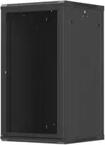 Lanberg Montavimo spinta RACK pakabinama 19'' 22U 600X600 juoda perforuotomis durelėmis (Flat Pack) (WF01-6622-23B)