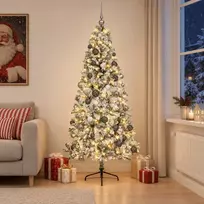 Dirbtinė kalėdinė eglutė su rutuliuku 240 cm 300 LED