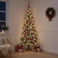 Dirbtinė kalėdinė eglutė su rutuliuku 240 cm 300 LED
