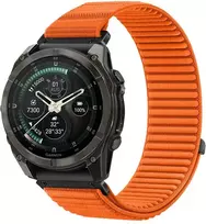 TECH-PROTECT NYLONLOOP GARMIN FENIX 5X / 5X PLUS / 6X / 6X PRO / 7X / 8 / 8 PRO / 9 / 9 PRO (51 MM) ORANŽINIS SIGNALAS