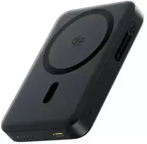 LiPo išorinis akumuliatorisu (PowerBank) 10000mAh 45W su bevieliu Qi2.2 krovikliu (25W), Suderinamas su Magsafe juodas EnerFill FM21 BASEUS