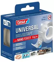 Double-sided adhesive tape Tesa Universal. 1m x 3cm