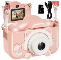 Skaitmeninis fotoaparatas Kids Camera, spalva: rožinė