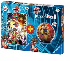 Ravensburger dėlionė + puzzleball® „Bakugan“, 100 + 60 det., nuo 7 m.