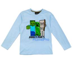 Minecraft vaikiški marškinėliai ilgomis rankovėmis