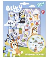 Bluey Summer window sticker set