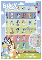 Bluey Friends glitter sticker album with 8 pages