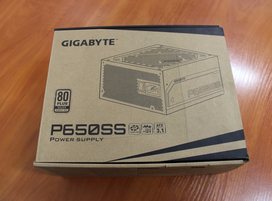 SALE OUT. Gigabyte PSU | GP-P650SS GEU1 | 650 W | REFURBISHED, WITHOUT ORIGINAL PACKAGING, MANUAL AND ACCESSORIES