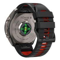 Tech-Protect watch strap IconBand Pro Garmin fenix 47mm, black/red