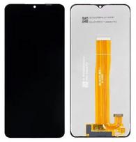 LCD ekranas Samsung M127 M12 2021/A125 A12 4G/A326 A32 5G su jutikliniu ekranu juodas originalus