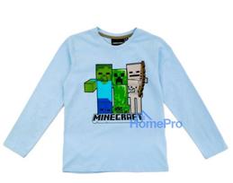 Minecraft vaikiški marškinėliai ilgomis rankovėmis