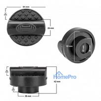 HEYNER Guminė domkrato atrama AUDI, Ø 6.4 cm, H 4.3 cm