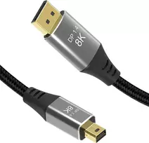 Kabelis Reagle DisplayPort Mini - DisplayPort 3m sidabrinė (RMDD300P)