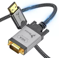 Adapteris AV Reagle Kabelis HDMI na VGA 2M FULL HD D-SUB Płaski Przewód Adapteris 1080p (RHVG200S)