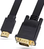 Adapteris AV Reagle HDMI na VGA 3M FULL HD D-SUB Płaski Przewód Adapteris 1080p