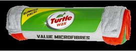 TURTLE WAX Microfiber cloth 6-pack, mikropluošto šluosčių rinkinys, 40x30cm, 6 vnt