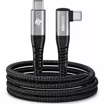 Teltech TCA-11 PD E-maker USB-C - USB-C 240W 2m juodas pintas kabelis