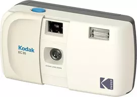 Kodak EC35 35mm Film Camera Vanilla Baltas