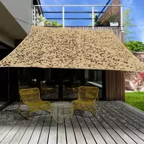 ProGarden Nuo saulės apsauganti pavėsinė sodui 2X3M kamufliažinė smėlio spalvos