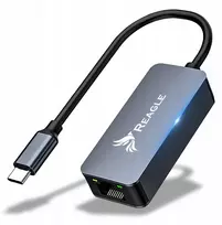 Karta jungiama į tinklą Reagle Przejściówka USB-C ETHERNET ADAPTER karta jungiama į tinklą LAN RJ45 2,5Gb/s 2.5G (5905261351807)