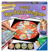 Ravensburger kūrybinis rinkinys „Metallic Mandala-Designer: Fantasy“, nuo 6 m.