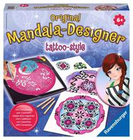 Ravensburger kūrybinis rinkinys „Mandala-Designer 2 in 1: Tattoo-Style“, nuo 6 m.
