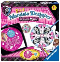 Ravensburger kūrybinis rinkinys „Mandala-Designer 2 in 1: Monster High“, nuo 6 m.