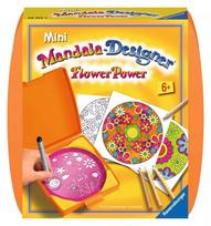 Ravensburger kūrybinis rinkinys „Mini Mandala-Designer: Flower Power“, nuo 6 m.