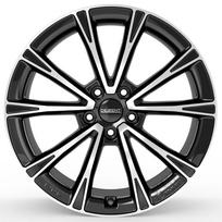 Ratlankis DEZENT AR dark R18x7.5 5x108 ET 50 CB 63.4 (Black/Polished) (780 kg)