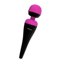PowerBullet PalmPower wand tipo masažuoklis, įkraunamas, juodas