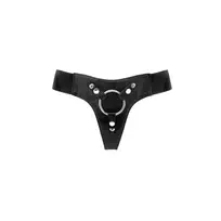 RealRock by Shots Deluxe strap-on diržai, reguliuojami, juodi