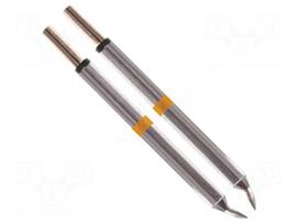 Tip | bent chisel | 1mm | 350÷398°C | for TZ-KIT-1 hot tweezers