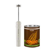 CHiATO nanoPLAY pieno plakiklio ir Moya Matcha Premium ekologiškos ceremoninės matcha arbatos rinkinys – juodas