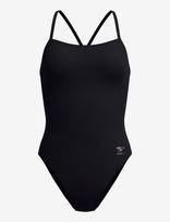 Speedo - Female Solid V-Back 2.0 - Sportinis maudymosi kostiumėlis - Juoda