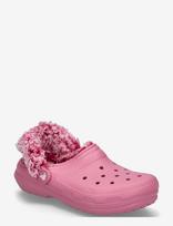 Crocs - Classic Fleece Lined Clog K - Šlepetės ir batai kambariams - Rožinė