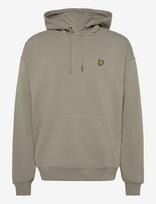Lyle & Scott - Heavyweight Loopback Pullover Hoodie - Džemperis - Chaki spalva