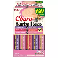 Inaba Cat Churu Hairball Control skanėstai katėms (60 x 14 g)