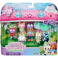 Gabby´S Dollhouse žaidimų rinkinys Fairy Friends 6076262, 3-6 metai, 3 figūrėlės, 3 aksesuarai, gėlių vainikai, sparnai