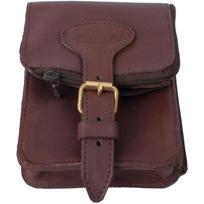 Basicnature Juosmens krepšys Belt Safe R103421, 10,5x14x4 cm, 140 g, visa galvijų oda, pinigų ir dokumentų skyriai, raktų žiedas