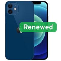 Apple Renewed iPhone 12 RAPip12-4bl42O, 64GB, 5G, mėlyna, C klasė, akumuliatorius, įmontuotas akumuliatorius