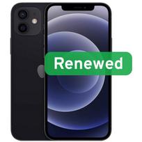 Apple Renewed iPhone 12 RAPip12-4bb42O, 64GB, 5G, juodas, C klasė, akumuliatorius, įmontuotas akumuliatorius